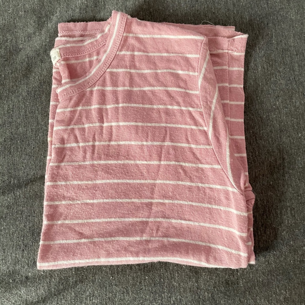 Pink Striped Brandy Shirt